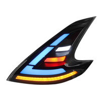 Feu arrière LED à lentille transparente de Style RVB pour Nissan 370z 2013-19 nouvel état feux diurnes accessoires de voiture pour Nissan 370Z