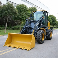 Chargeuse sur pneus compacte XCMG LW180FV 1,8 tonne, godet de 1,0 m³, 4x4 articulée - Hauteur de déchargement de 3270 mm pour la construction agricole et le chargement