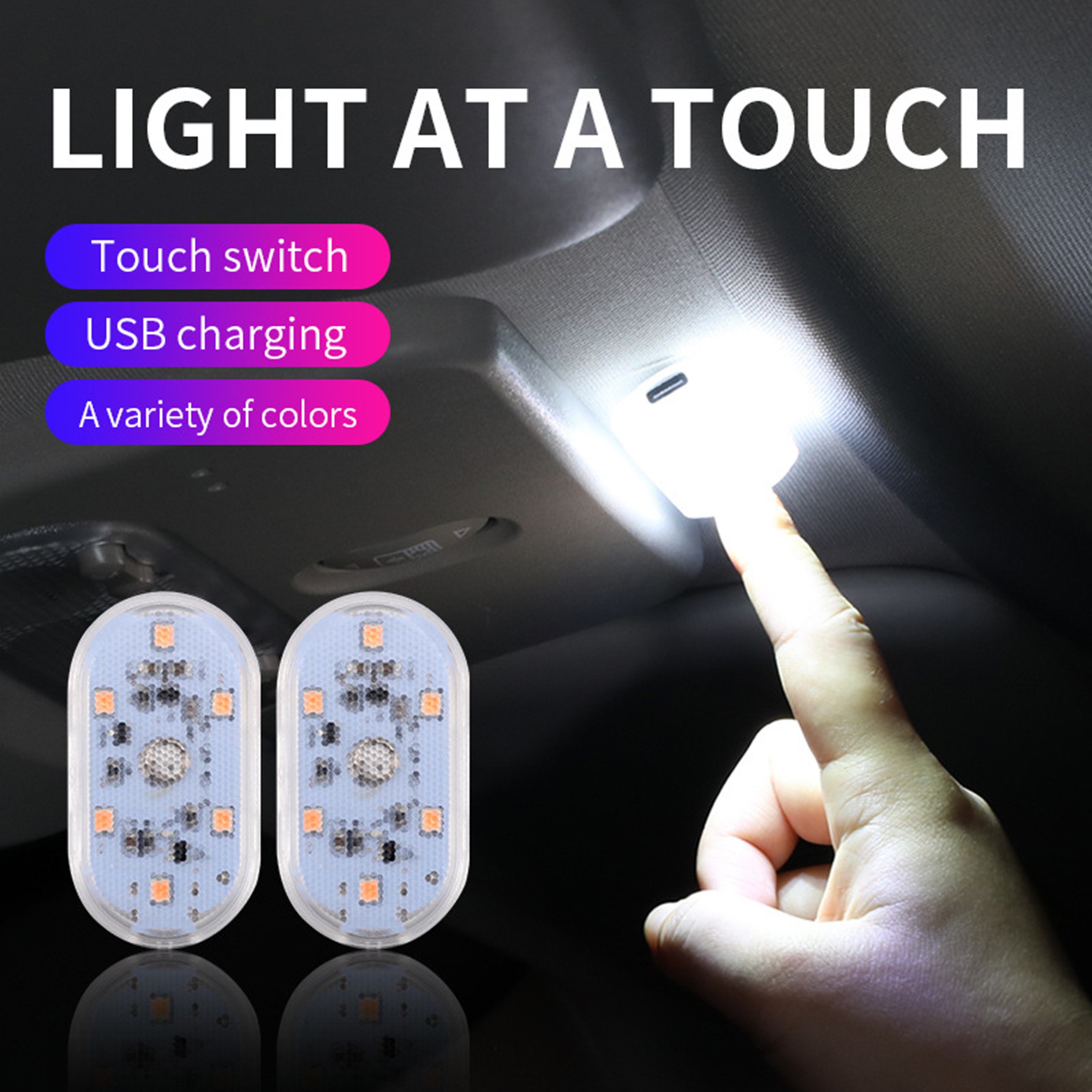 WELRGB WE- USB Charging LED Interior Car Reading Lights with Magnetic Roof - Complete Product Guide