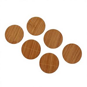 Metabam Minimalista, Porta-Copos Redondo de Cortiça de Madeira, 5mm de Espessura, Ecológico, Resistente ao Calor, para Chá e Cerveja, Almofada de Isolamento - Product Image 2