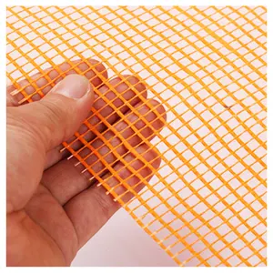 High Quality Alkali Resistant Orange Eifs Fiberglass Mesh/fiber Glass Mesh For Marble Backing