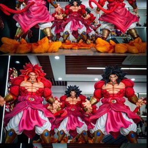 Statue DX Brother 50cm <span class=keywords><strong>Super</strong></span> Four Broly PVC Collection Figures Nouvelle Source d'Approvisionnement Figurine Décoration Marchandise - Product Image 4