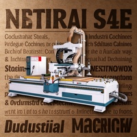 Machine de découpe CNC automatique avec dispositif d'étiquetage pour ligne de production de panneaux de meubles