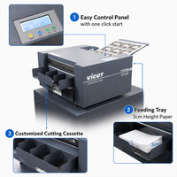 Máquina Cortadora de Tarjetas de Visita Digital Computarizada VICUT CC-330, Cortadora de Tarjetas de Presentación y Fotografías Tamaño A3, Totalmente Automática