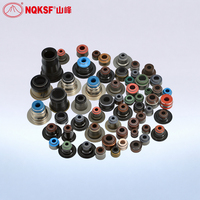 Joint de queue de soupape de qualité supérieure, joint d'étanchéité d'huile moteur, composant de joint de guide de soupape anti-fuite d'huile en caoutchouc NBR/FKM et acier inoxydable haute performance