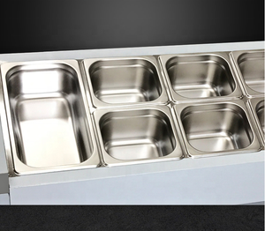 Di động Salad Bar Máy Làm Lạnh Countertop Thương Mại Truy Cập Salad Bar - Product Image 5