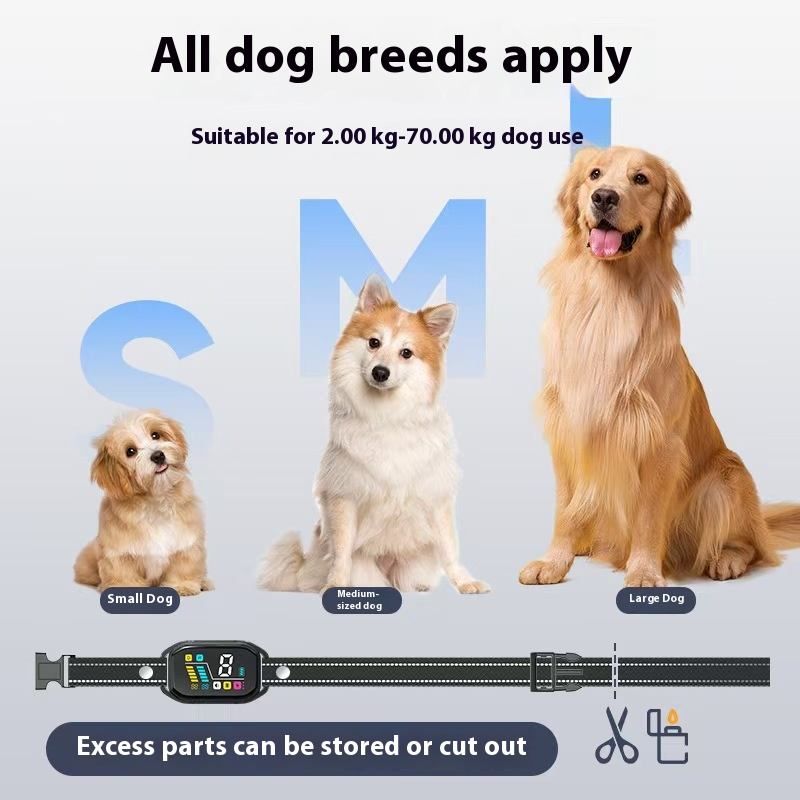 Tops8522 Rechargeable Smart Electronic Bark Collar for Dog Training | Anti-Bark Dog Collar