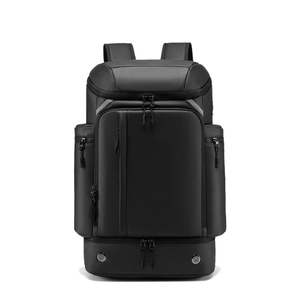 Mochila para ordenador portátil de negocios personalizada de gran capacidad de 17 pulgadas, mochila de viaje impermeable para exteriores, senderismo, Material Pu, antirrobo - Product Image 1