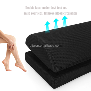 Repose-pieds inclinable avec massage pour soulager les douleurs au <span class=keywords><strong>dos</strong></span>, aux hanches et aux genoux, idéal pour chaise <span class=keywords><strong>de</strong></span> bureau et bureau <span class=keywords><strong>de</strong></span> jeu, coussin <span class=keywords><strong>de</strong></span> repose-pieds - Product Image 3