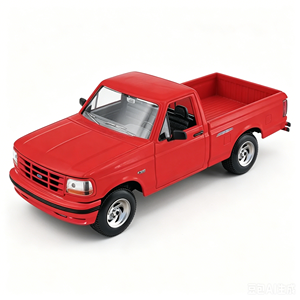 Modèle de camionnette sport américaine vintage des années 90 à l'échelle <span class=keywords><strong>1</strong></span>:<span class=keywords><strong>24</strong></span>, en alliage métallique, avec benne ouverte, simulation rétro - Product Image 1