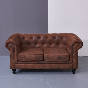 Divano divano italiano in pelle minimalista nordica <span class=keywords><strong>3</strong></span> posti lusso nero classico Set Vintage divano componibile soggiorno mobili - Product Image 1