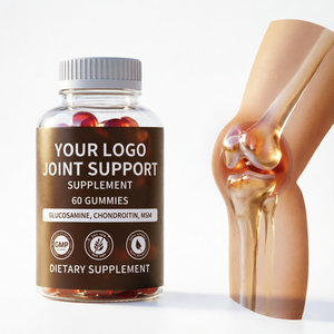 Green Peptide Glucosamine Chondroitin <b>Gummy</b> <b>Candy</b> Joint Health Support Natural Adult Supplement 60 Count Bottle 24-Month Shelf - Product Image 1