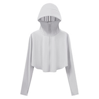 Veste sans manches en soie glacée pour femme, protection solaire UPF50+, nouvelle collection été 2026, légère, respirante, séchage rapide, à capuche
