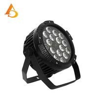Luz LED Par Profesional AICPOSE con Control DMX, Resistente al Agua, 18 Piezas de 18W, Color Completo, para Escenarios y Fiestas