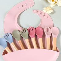 Ensemble de 6 pièces d'assiettes et bols en silicone personnalisés pour bébés et tout-petits, avec ventouse et poignée, sans BPA, motif animal, pour la diversification alimentaire