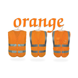 Chaleco Antiestático de Alta Visibilidad para Hombre, Chaleco Reflectante con Cierre, Logotipo Personalizado, Multicolor, para Seguridad en el Trabajo - Product Image 4