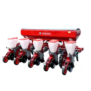 walking tractor with precision corn seed planter 5-row air-suction no-till high-precision seeder