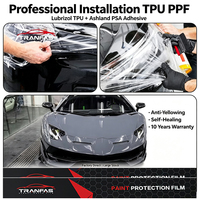 Film de protection transparent auto-cicatrisant Premium Tranfas, résistant aux UV, réparation instantanée, PPF TPU liquide, anti-jaunissement, hydrophobe, garantie 10 ans, peinture de carrosserie automobile