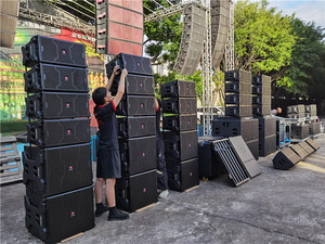 T.I Pro Audio LA-110P Line <span class=keywords><strong>Array</strong></span> Active Indoor Outdoor Show portatile DJ Wedding Band Sound System amplificatori per apparecchiature altoparlante - Product Image 2