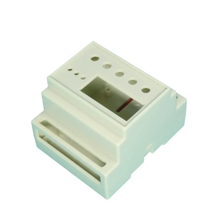 Caixa de plástico do invólucro do inversor da frequência, de alta qualidade para o design do pcb caixa do disjuntor din rail gabinete de controle industrial
