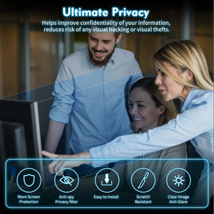 <strong>Computer</strong> Privacy <strong>Screen</strong> 17.3 Inch Removable <strong>Eye</strong> Protection Anti Glare Blue Light <strong>Computer</strong> <strong>Screen</strong> Privacy Filter - Product Image 2