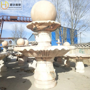 Fontaine en pierre Jiahua, style européen, colonne, décoration aquatique, sculpture de jardin extérieure - Product Image 5