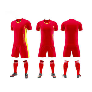 เสื้อยืดโพลีเอสเตอร์สำหรับฝึกฟุตบอลมืออาชีพพิมพ์ตัวเลข100% แบบใหม่ - Product Image 3