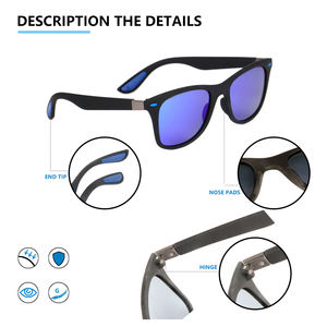 2024 ผู้ผลิตขายส่งป้องกันดวงตาโลโก้ที่กําหนดเอง 100% UV Classic Mensแว่นตากันแดดโพลาไรซ์Night <span class=keywords><strong>Vision</strong></span>ขับรถแว่นตากันแดด - Product Image 6