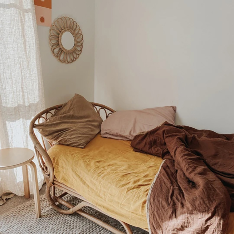 Роскошные высококачественные 100% льняные постельные принадлежности для детской кроватки, простыни для детской кроватки, подходят для новорожденных