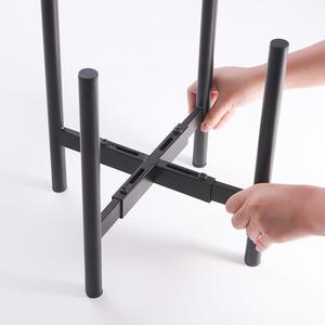 Soporte Retráctil para Plantas de Hierro Forjado, Soporte Desmontable para Macetas de Piso para Sala de Estar, Balcón, Interior - Product Image 4