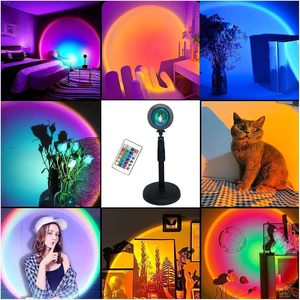 Lámpara de estudio portátil de 16 colores RGB para video, transmisión en vivo, control remoto, fotografía, luz LED de atardecer y amanecer con efecto arcoíris. - Product Image 4