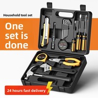 Kit d'outils de réparation quotidienne pour la maison Biwen, kit d'outils pour bricoleur familial comprenant des pinces à fil, un marteau, une clé et des pinces, fabriqué en Chine