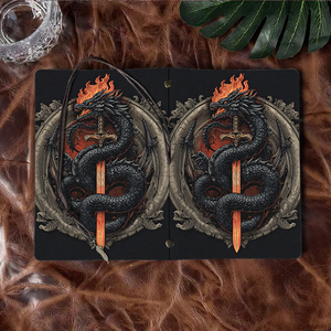 A6 Cuaderno hermoso hecho a mano Maravilloso regalo de Acción de Gracias para <span class=keywords><strong>abuelos</strong></span> Adecuado para la recolección de historias con Dragon Sword - Product Image 6