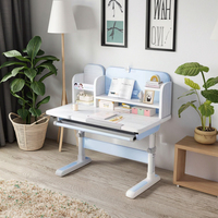 Bureau d'étude pour enfants de style moderne européen Table à dessin pour enfants rose bleu Chambre à coucher Salon Bois Plastique Nouveau Moderne Simple