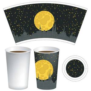 Aplicación Yibin <span class=keywords><strong>Enso</strong></span> ventilador de vaso de papel revestido de un solo lado para agua, jugo, café, té para envolver, uso en bebidas energéticas, industrias químicas - Product Image 4