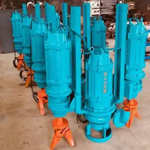 River Sand Suction Pump For Extracting Sand From Water High Chromium Alloy Submersible Sump Slurry Pump