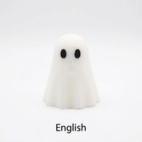 Halloween Niedliche Mini Bunte Geister-Duftkerzen Ausgefallene Kreative Stimmungsdekor Handgemachtes Geschenk