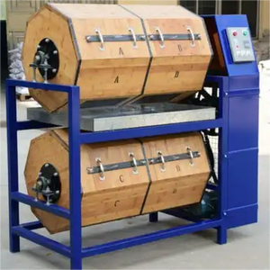 Machine de polissage rotative à tambour pour le traitement de surface et la finition des bijoux - Product Image 5