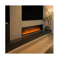 Cheminées électriques Tonya Fire Steam avec chaleur, effet 3D atomisant, pour décoration intérieure commerciale, foyer à vapeur d'eau
