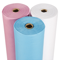 Draps de lit jetables doux 20 g/m², draps de lit de spa, draps de massage non tissés avec trou pour le visage