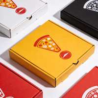Boîtes à pizza personnalisées imprimées, boîtes à pizza en carton kraft brun ondulé, conformes aux normes alimentaires, disponibles en 7/8/9/10 pouces, boîtes à pizza jetables pour emporter