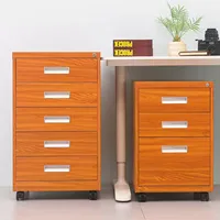 Armoire de rangement métallique verrouillable pour bureau, en acier KD, multi-niveaux, basse, pour dossiers et documents