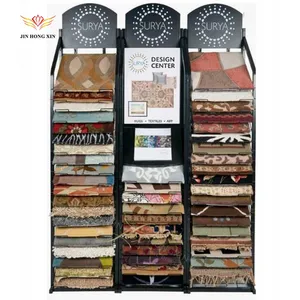瑜伽垫织物地毯和地毯的质量有保证的木质框架金属衣架免费地板展示架