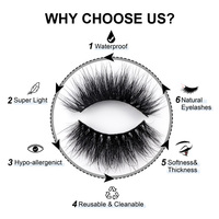 Cils en fibres PBT coréennes 3D Jeleap, noir naturel, 25 mm, service OEM/ODM, vente en gros