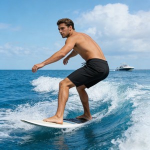 Pantaloncini da Surf Personalizzati per Uomo, Stile Casual, Elastici, Leggeri e Traspiranti con Fondo in Neoprene - Product Image 6