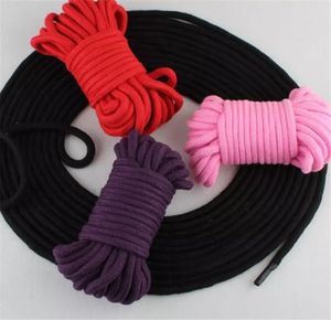 32 piedi 10m BDSM Bondage corda di cotone morbido per restrizioni sessuali giocattolo del sesso gioco schiavo del sesso Bondage corda di cotone per le coppie delle donne - Product Image 4
