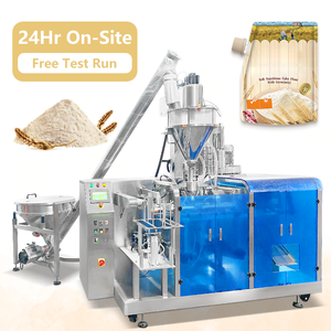 Fully Automatic Wheat <b>Flour</b> Stand Up Bag Filling Machine Doypack Packaging Machines Manufacturer - Product Image 1