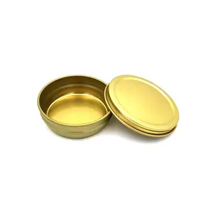 10g 20g 30g 50g 100g 125g 150g commestibile OEM oro personalizzato stampato storione lattine di caviale vuote lattine di caviale