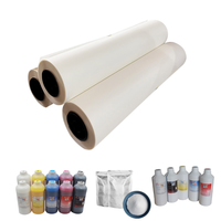 Film de transfert thermique DTF Qinyu très vendu pour textiles, tailles 30cm/33cm/60cm, impression numérique durable