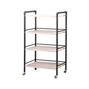 Chariot de stockage mobile moderne à 4 niveaux pour la maison et le bureau - Product Image 2